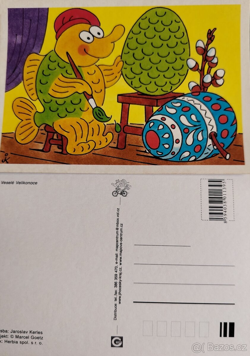 Prodám pohlednice Jaroslav Kerles