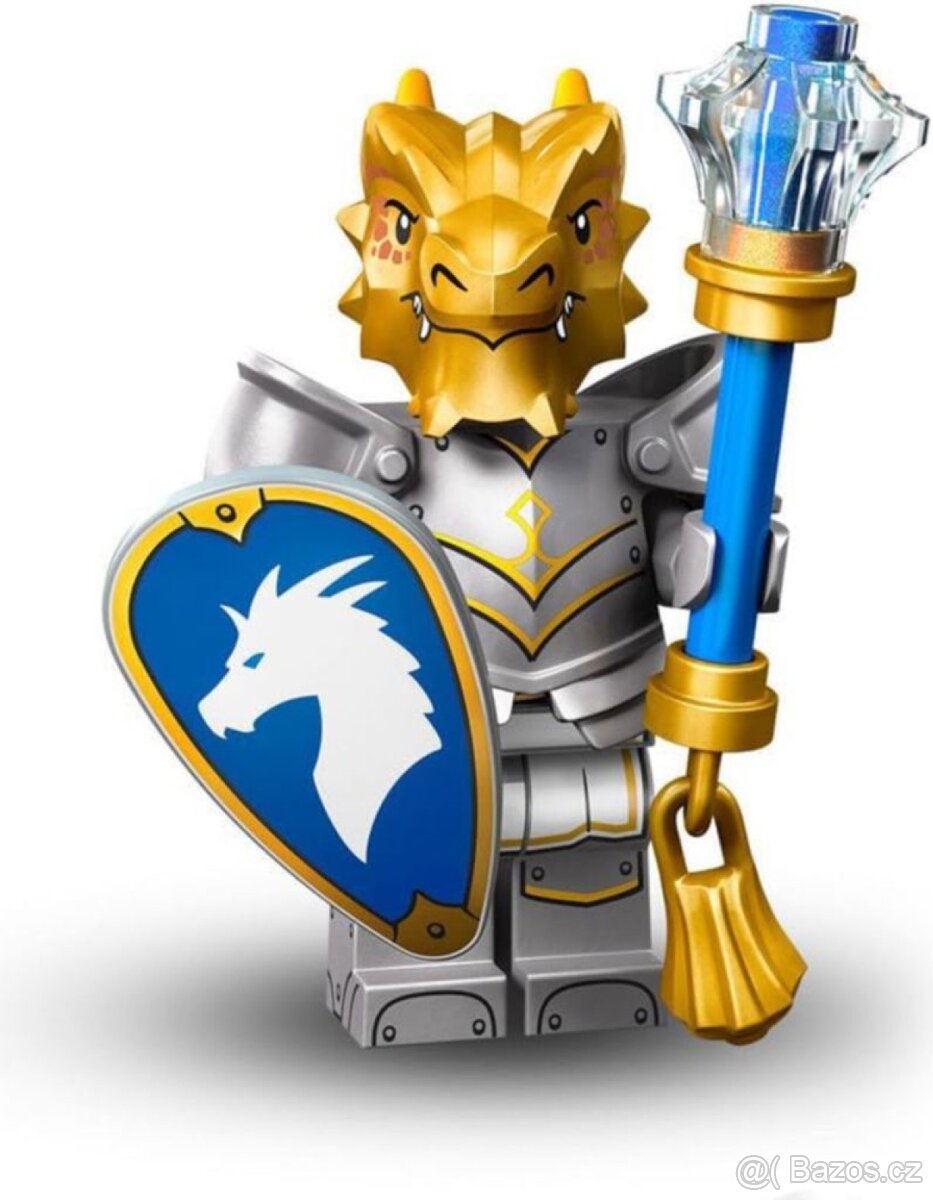 Lego minifigurky - dragonborn paladin