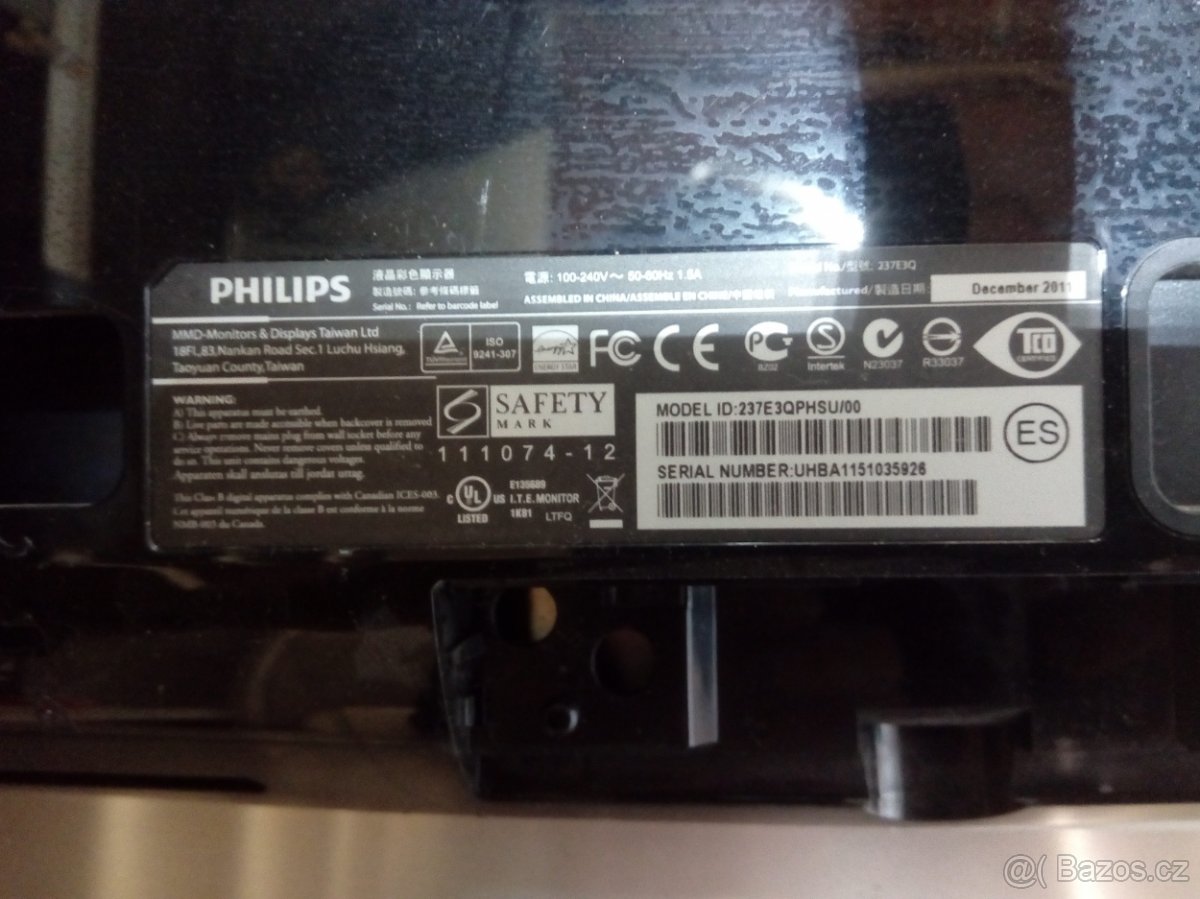 monitor Philips 237EQPH 23"