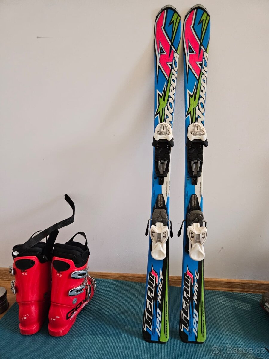 Lyže set 120 cm modré
