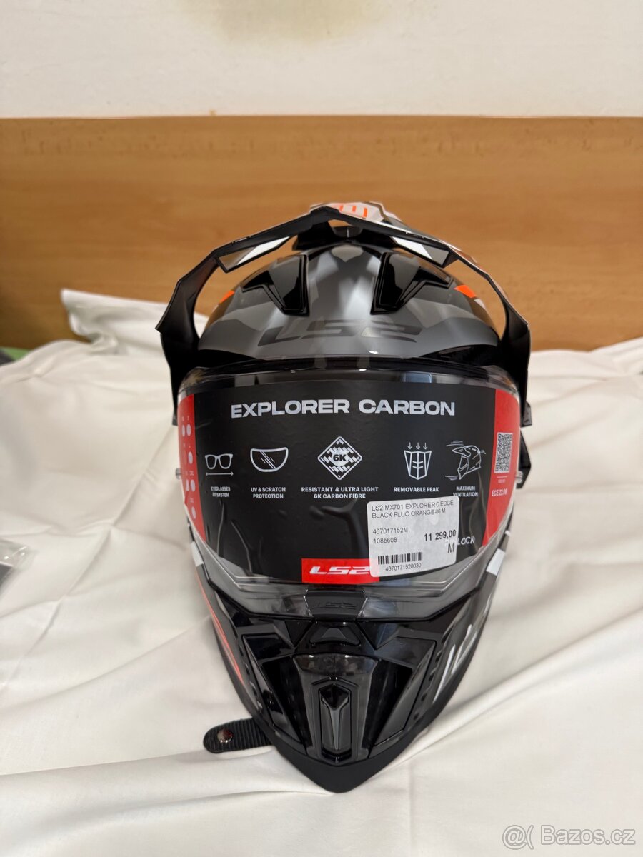 Přilba na motorku LS2+interphone.