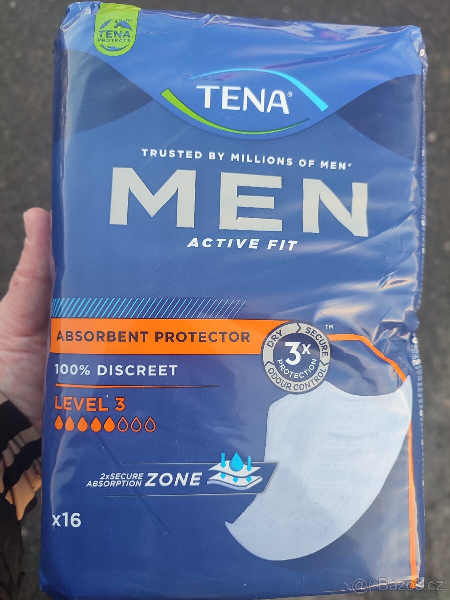 Inkontinenční vložky pro muže