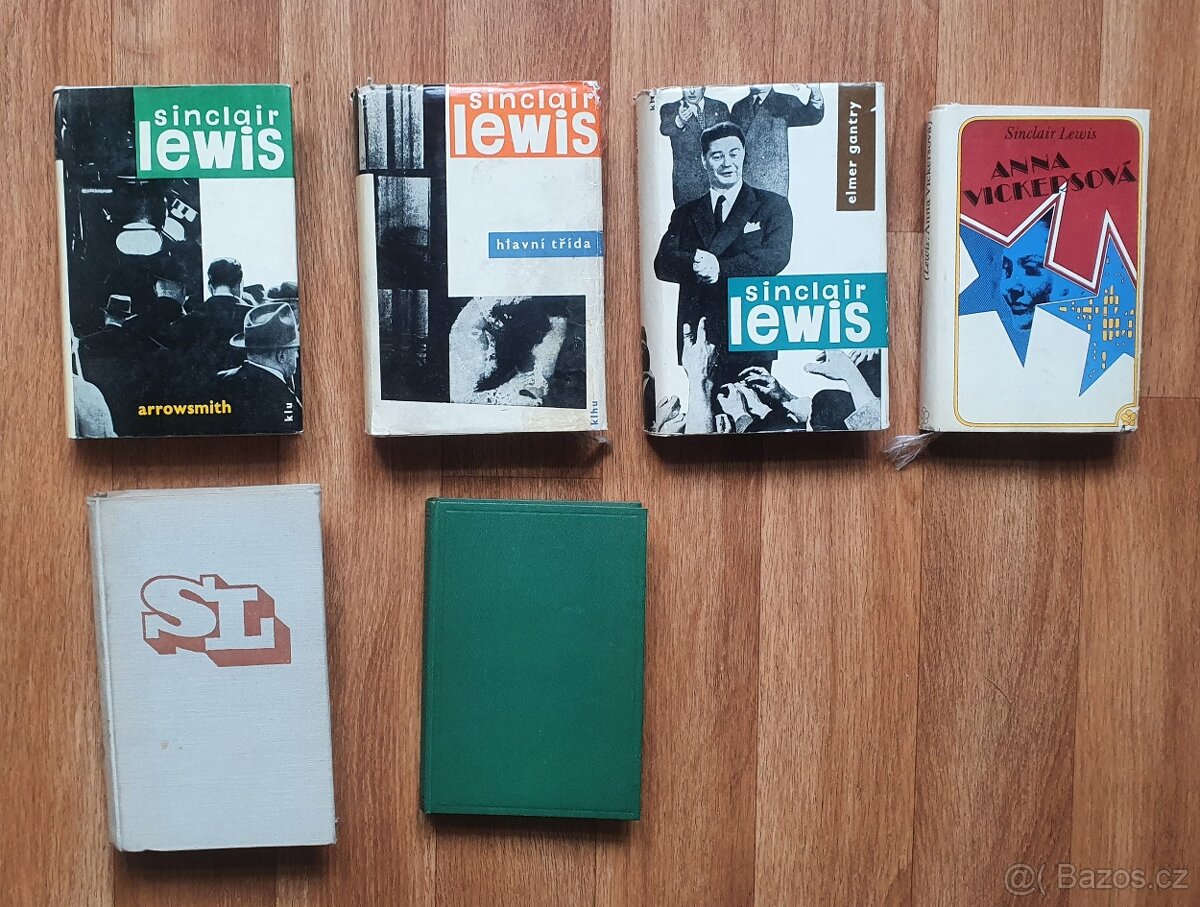 Prodám knihy od spisovatele Sinclair Lewis