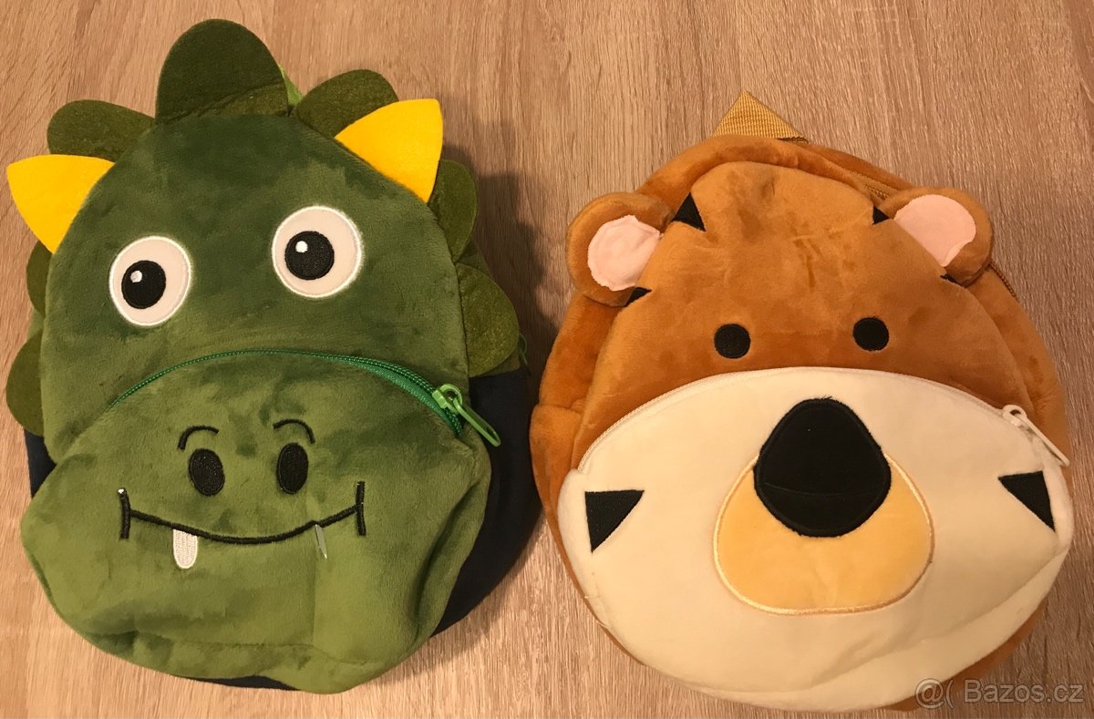 Plyšový batůžek dětský-tygr