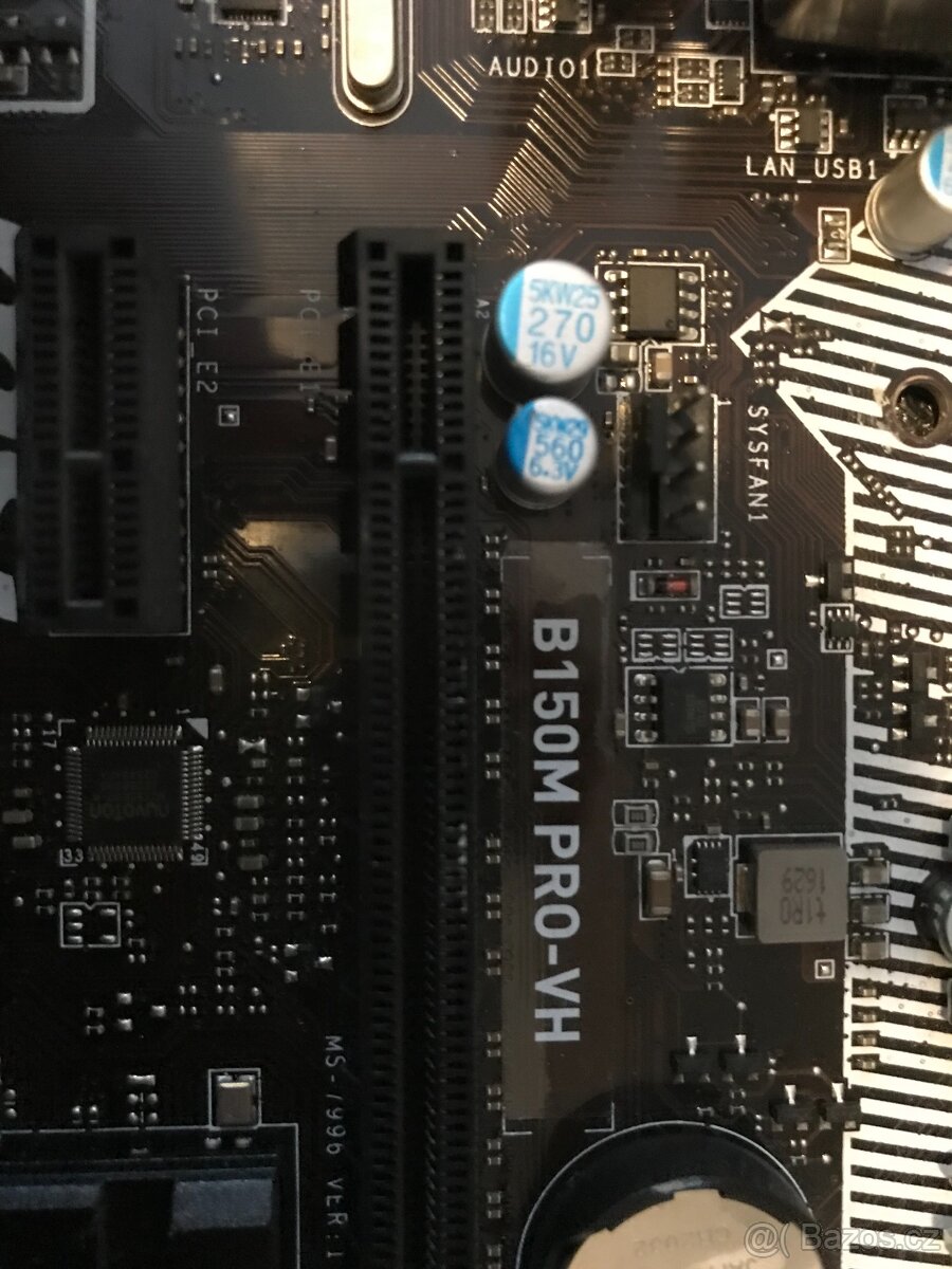 MSI B150M PRO-VH + Intel Core i7-6700 – plně funkční