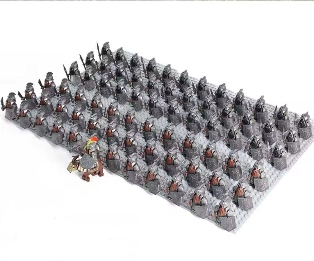 Sada 73 kusů figurek - Pán prstenů Trpasličí armáda.