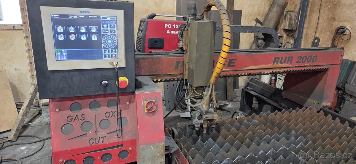 CNC Plazma 1500x6000 Pierce RUR2000