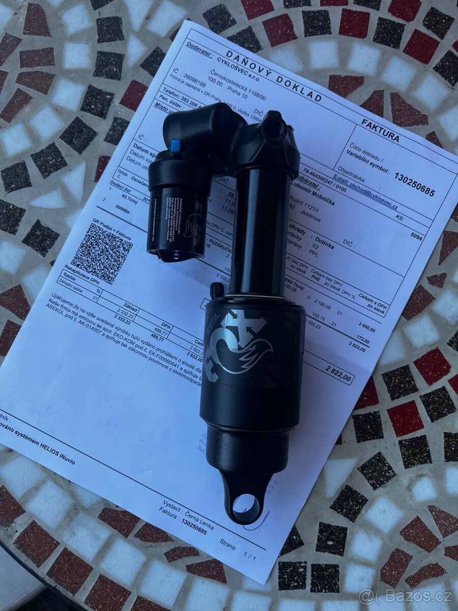 Tlumič FOX Float X2 Perf. 205/60 mm, Trunnion