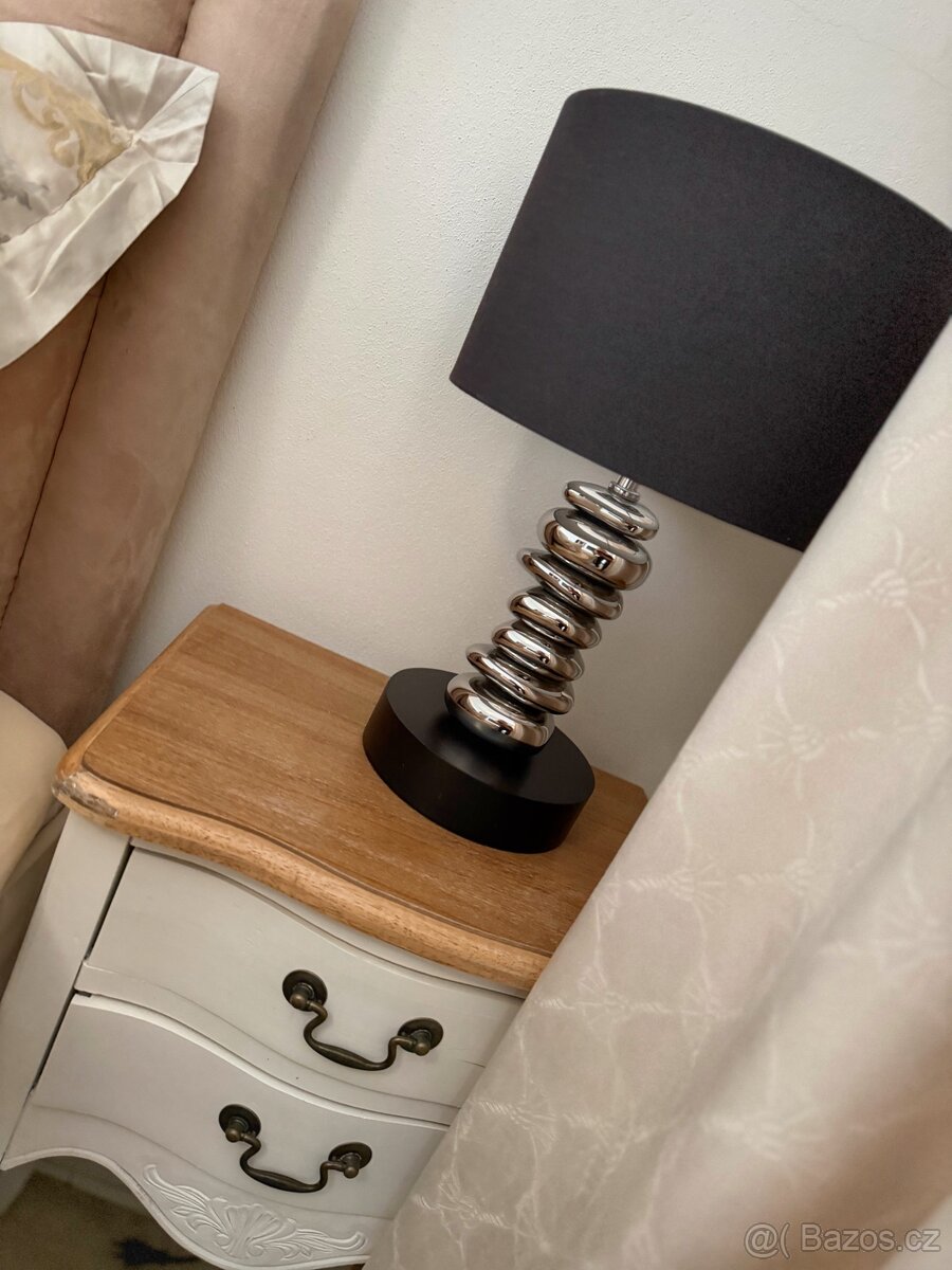 2x luxusní, stolní lampa STONE