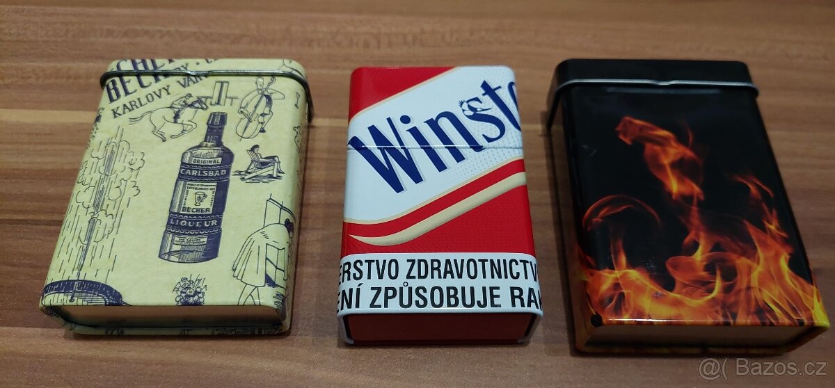 PLECHOVA KRABICKA NA CIGARETY WINSTON