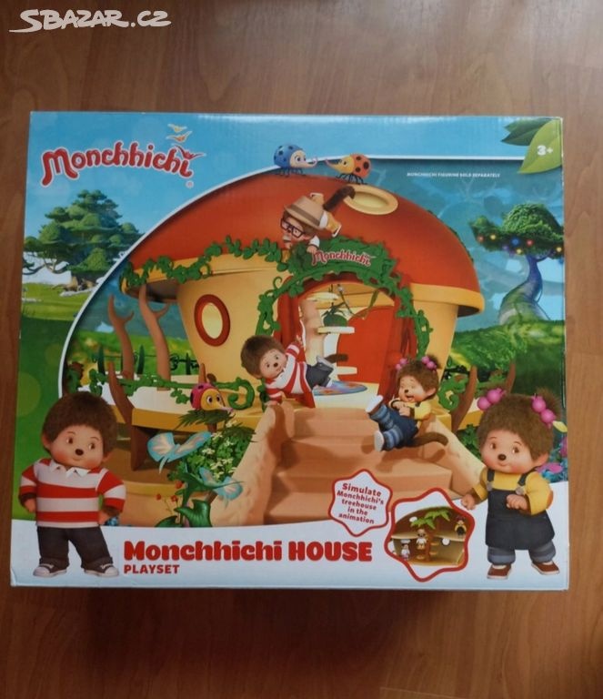 Prodám nový domeček pro figurky Monchhichi