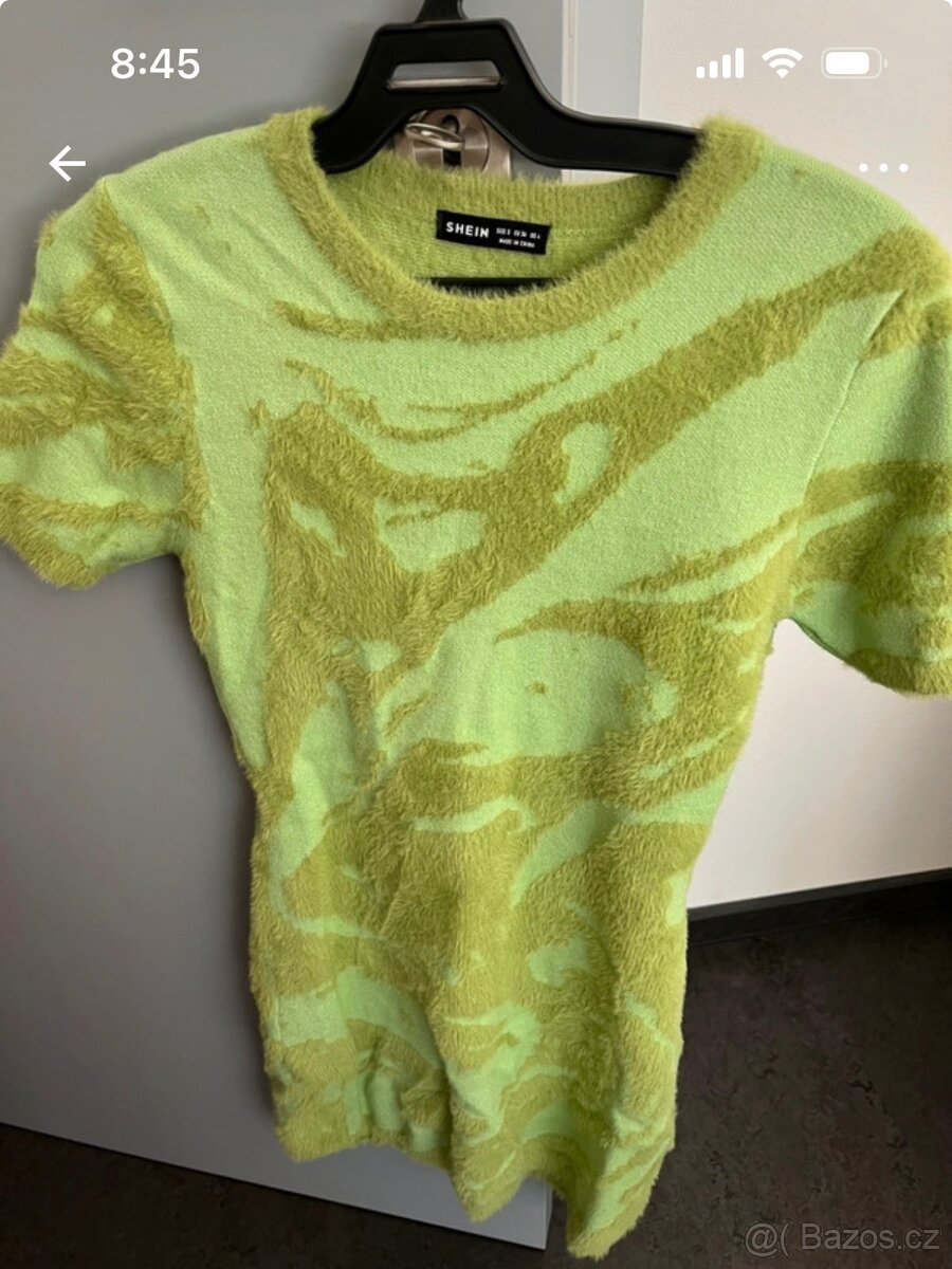 Svetrové šaty na tělo S