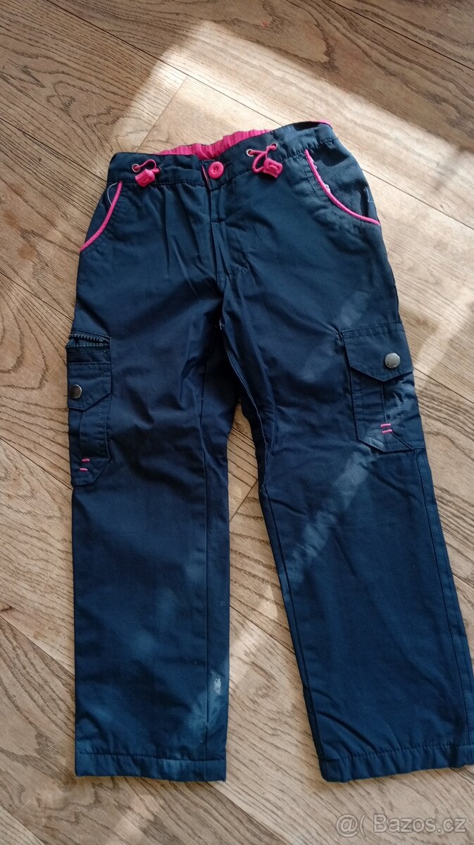 divci zateplene softshel kalhoty