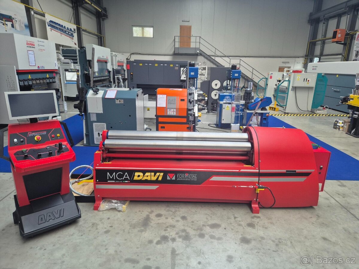 Hydraulická zakružovačka plechů DAVI, model MCA 2019