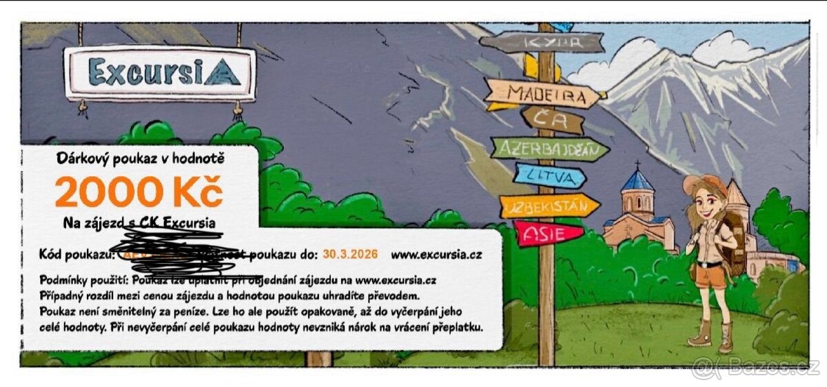 Slevový voucher v hodnotě 2000kč