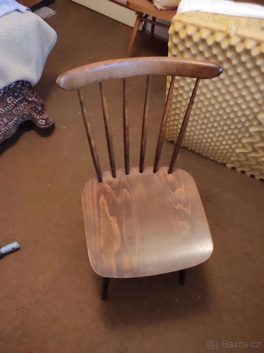 Židle dřevěná 4x, TON 615-311-1956