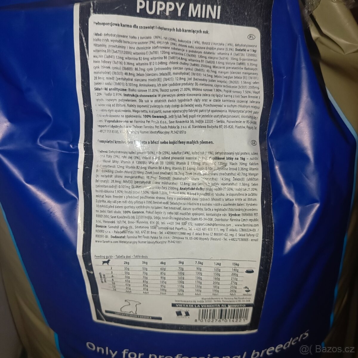 Farmina - granule puppy mini