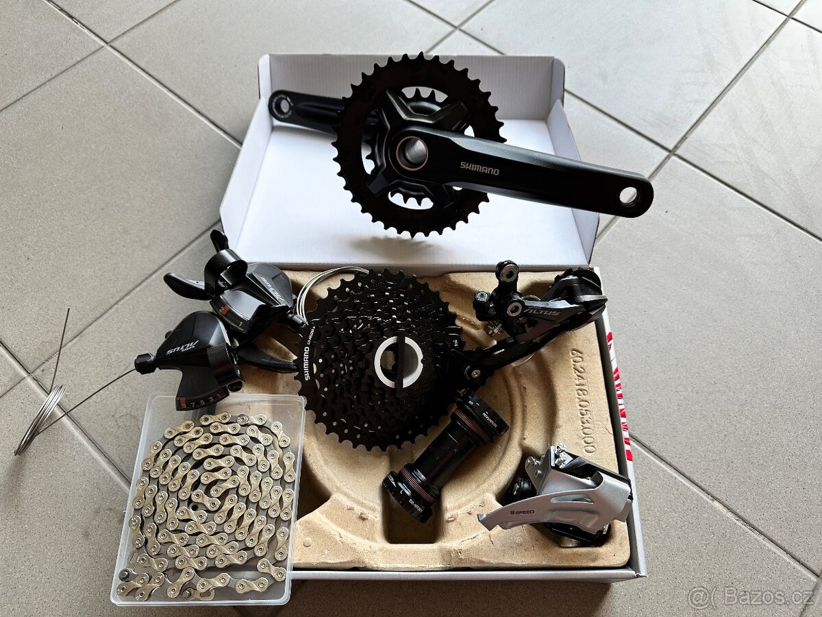 Kompletní sada komponentů Shimano Altus 2x9 - nová