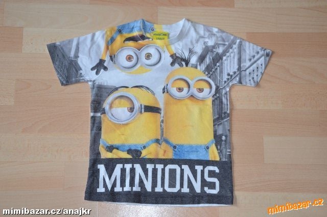 Dětské triko krátký rukáv - Mimoni