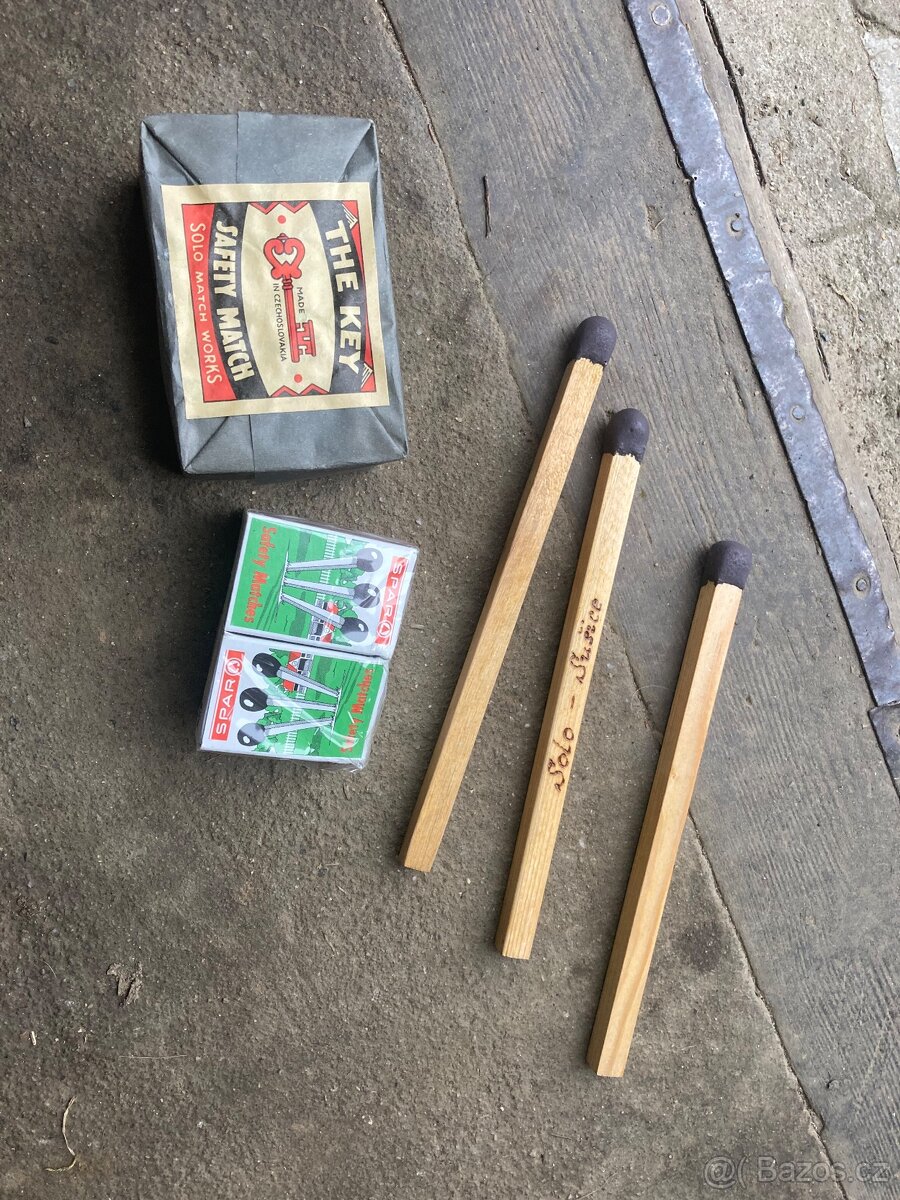 Staré zápalkové krabičky