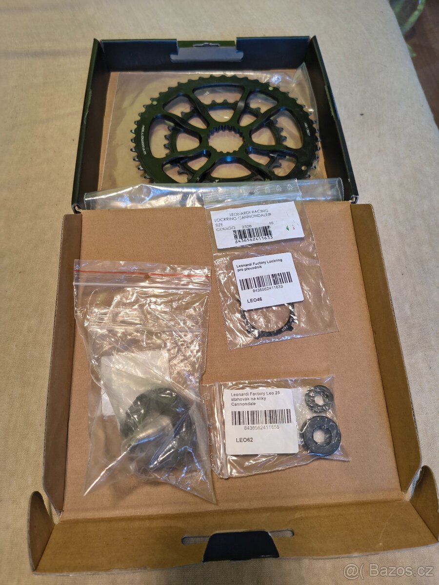 Stahováky + Cannondale dvoupřevodník OPI Hollowgram