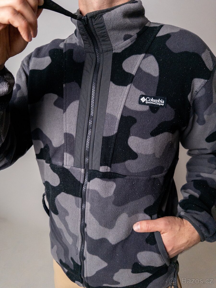 Pánska mikina M Columbia Back Bowl™ Fleece Lightweight