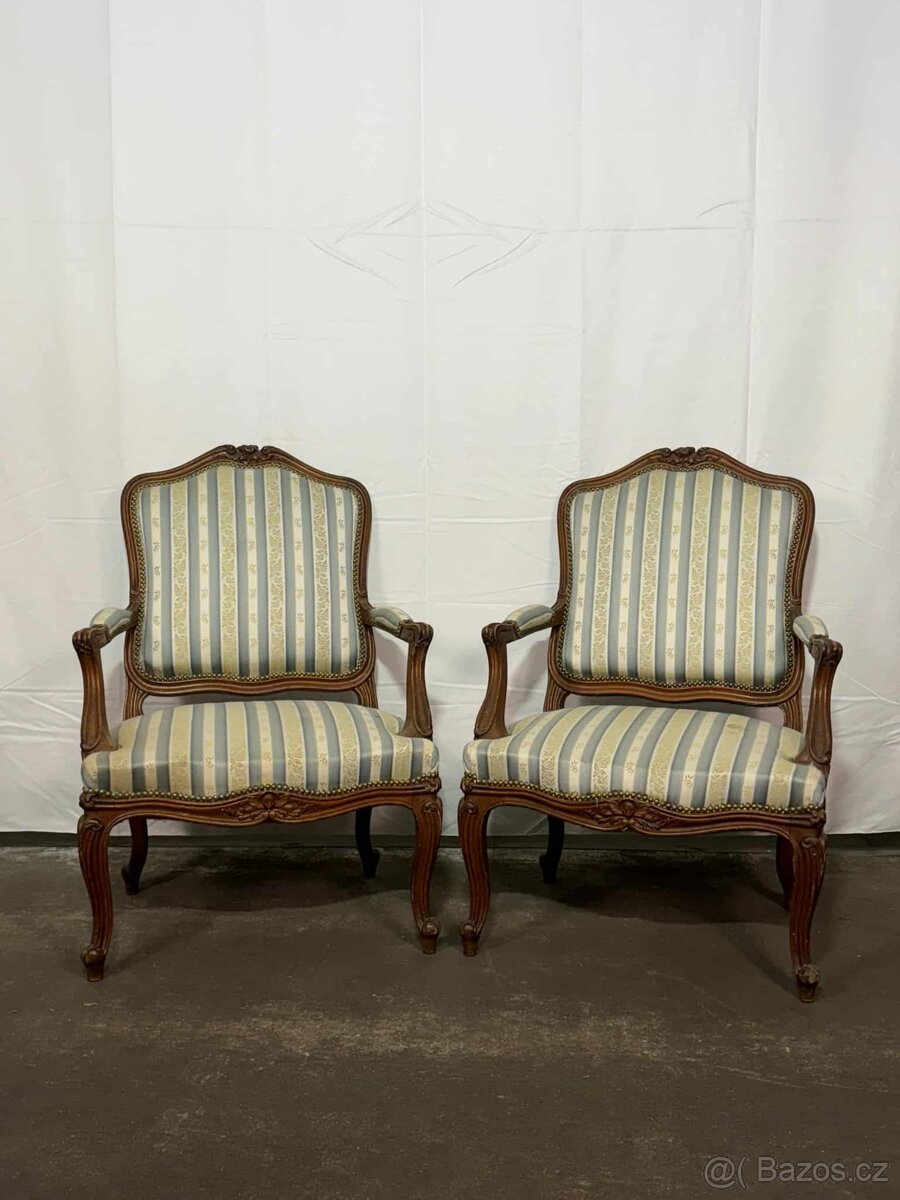 Starožitné párové křesla (133012)