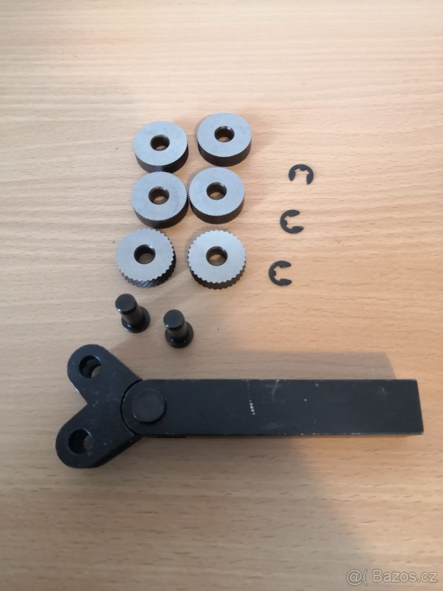 Sada - Ocelový vroubkovací rádlovací nůž