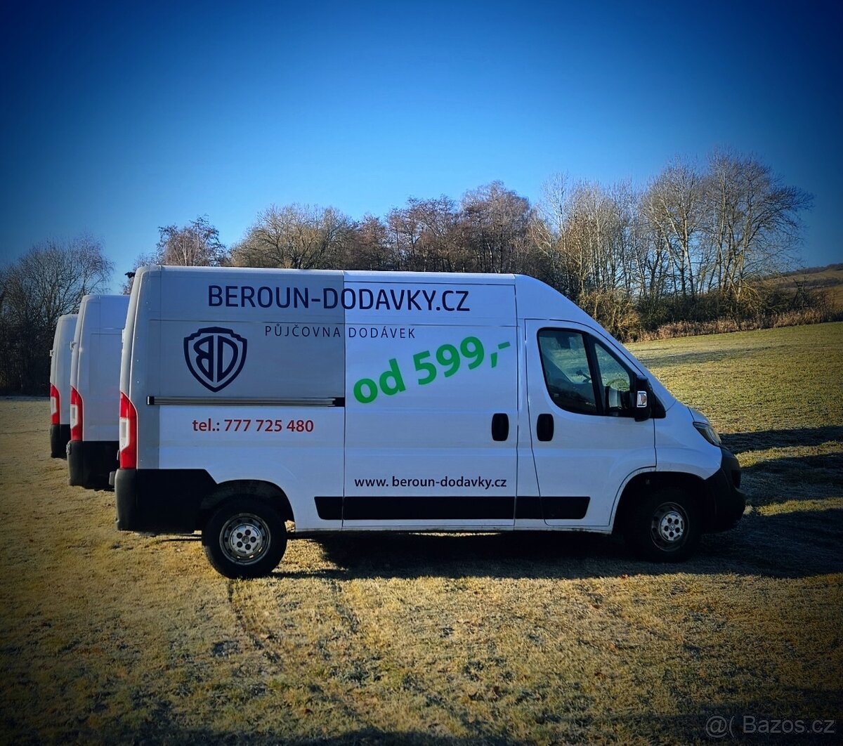 Půjčovna dodávek Beroun a okolí