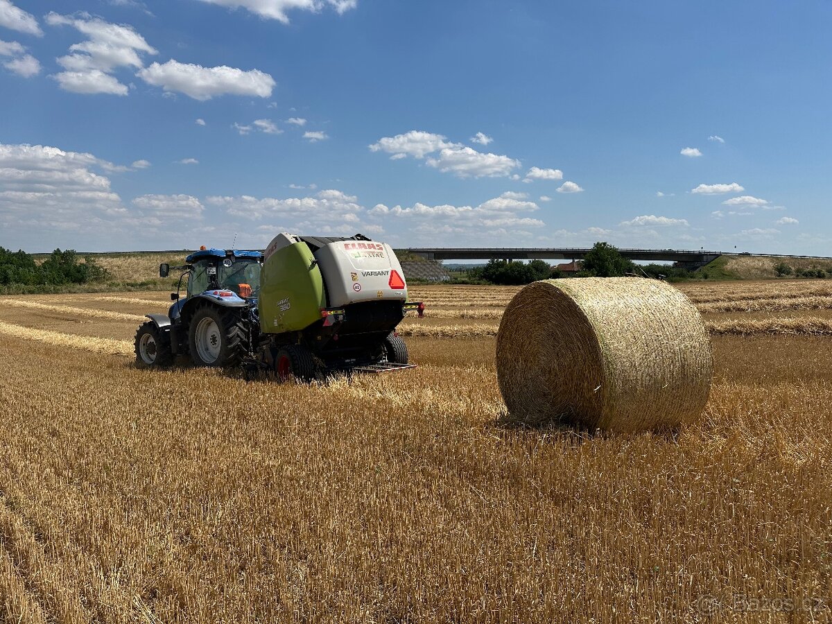 Pšeničná slama guľaté baliky
