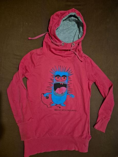 Dívčí mikina s kapucou Sublevel S (152/158)