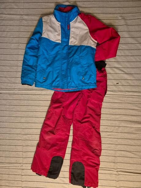 Dívčí bunda+kalhoty na lyže Crivit 146/152