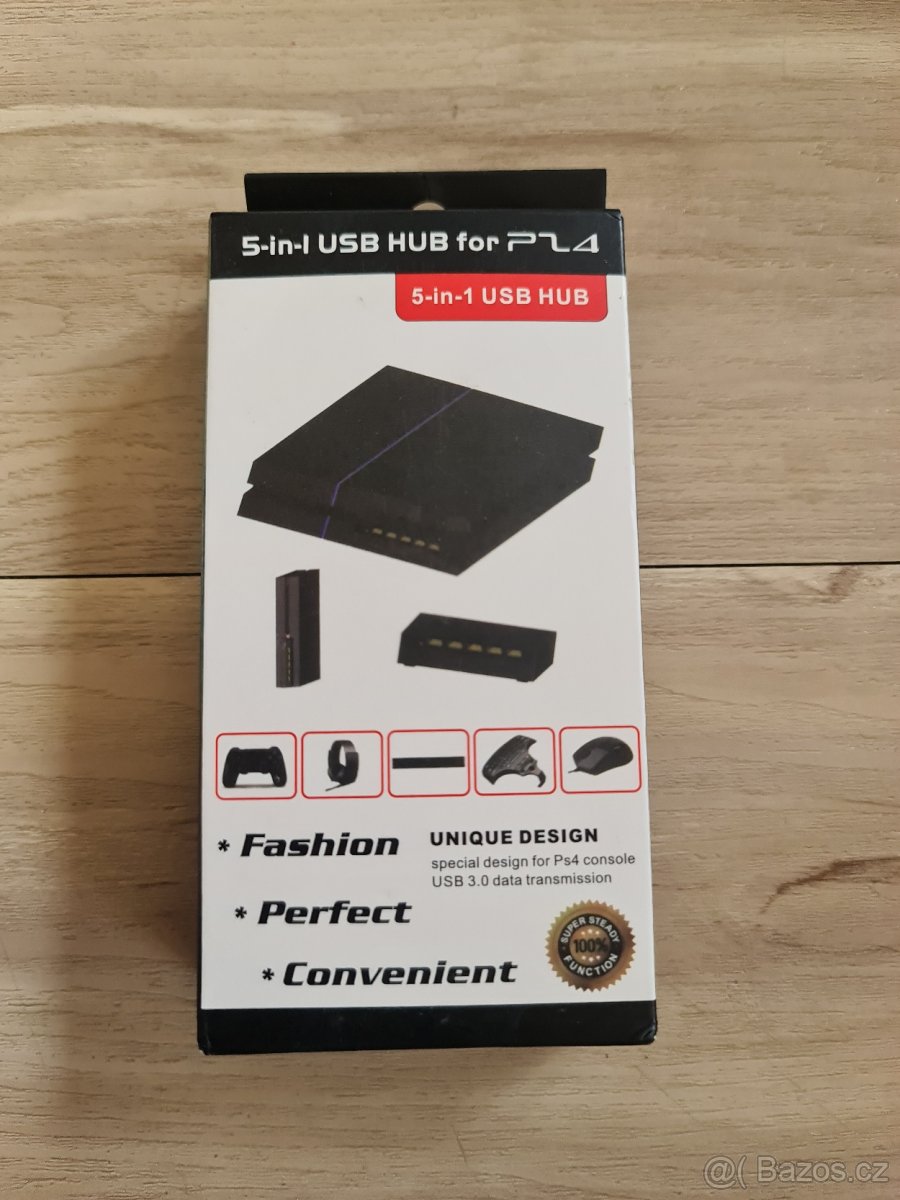 PS4 USB HUB 5xUSB - nové