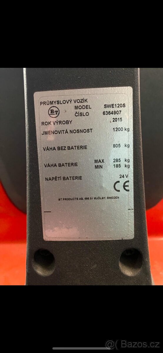 VZV Toyota - BT SWE 120 S