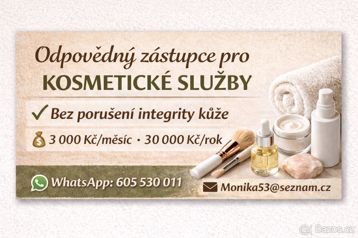 Odpovědný zástupce pro kosmetické služby