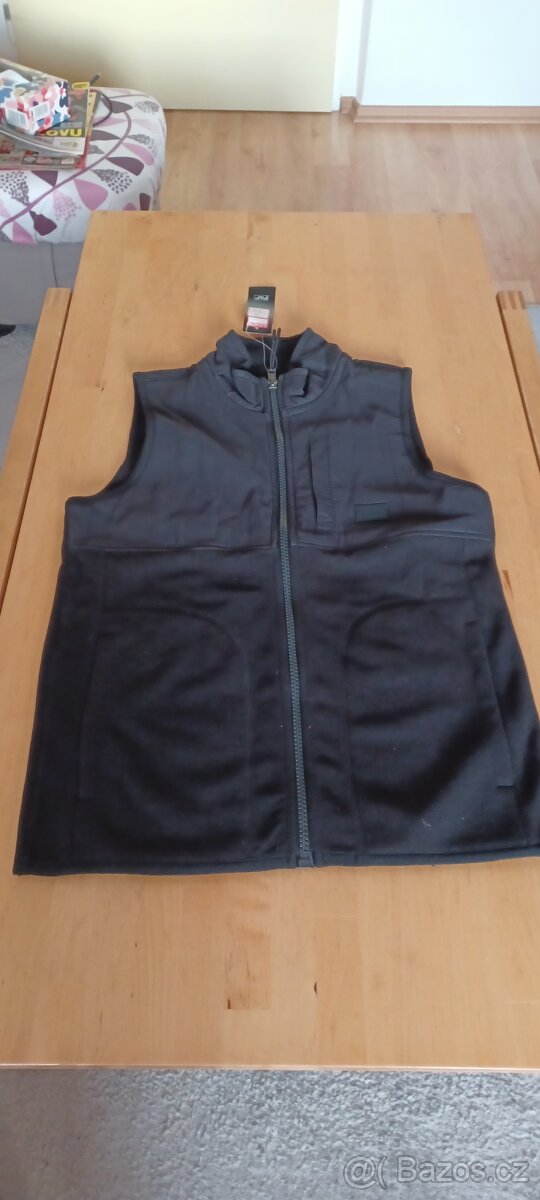 Nová pánská fleecová vesta vel. S