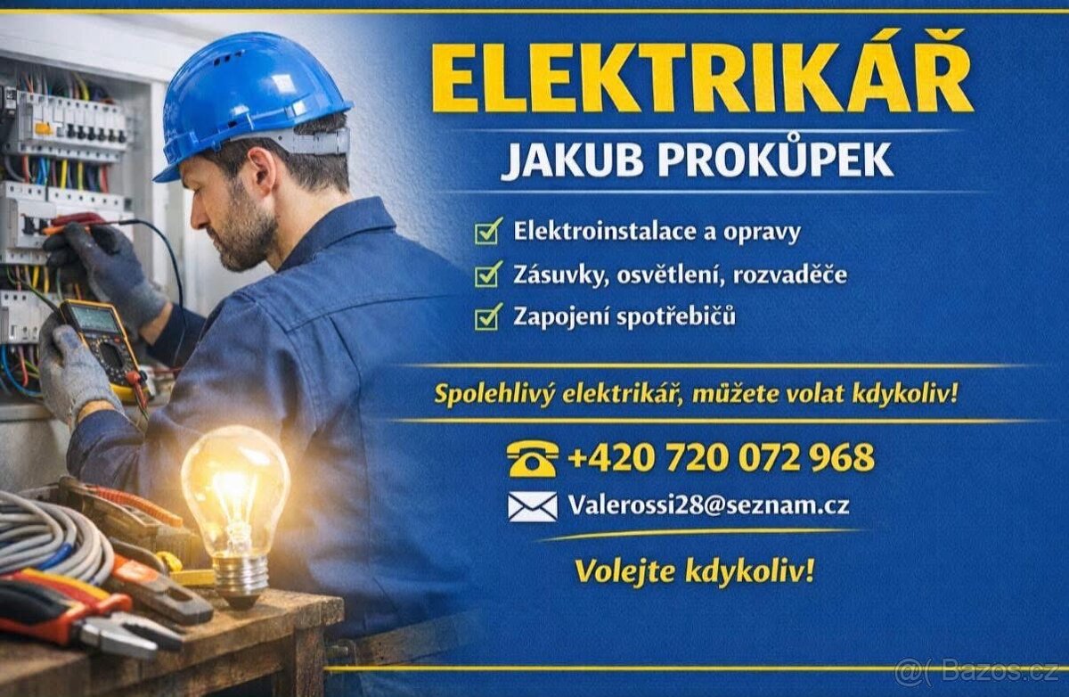 Elektrikářské práce – byty, domy
