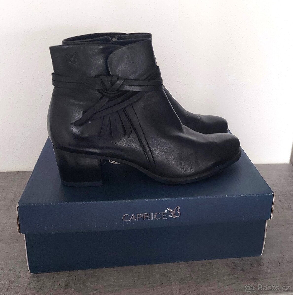Prodám kožené kozačky Caprice vel. 39