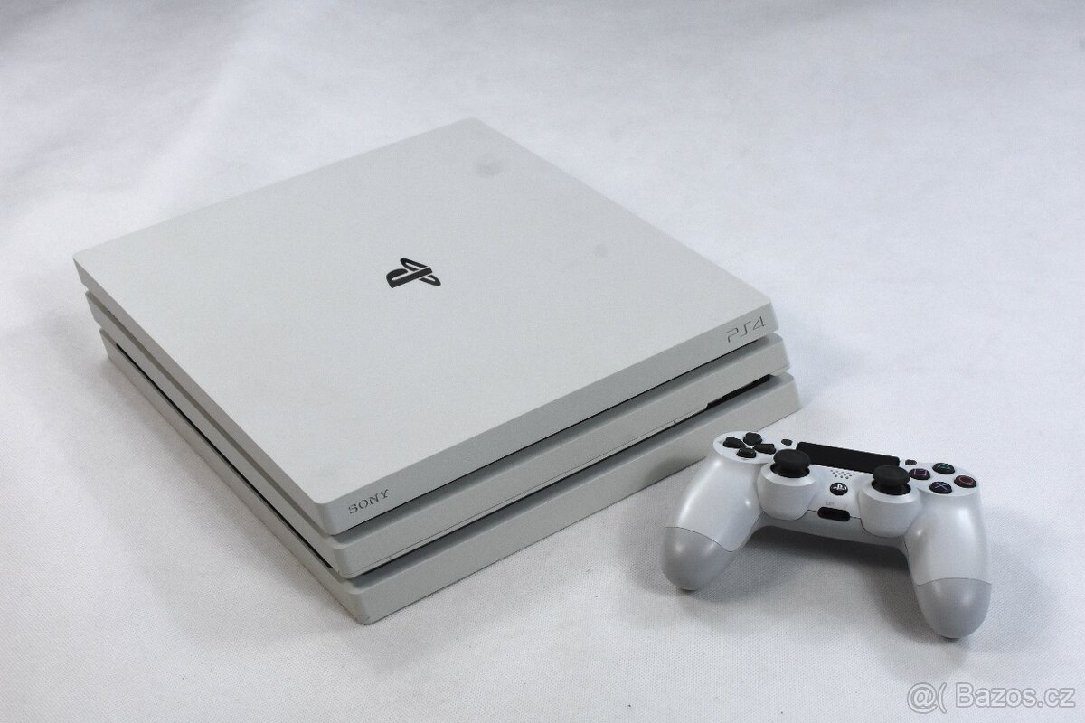 PlayStation 4 PRO 1 TB - Glacier White (TOP STAV)