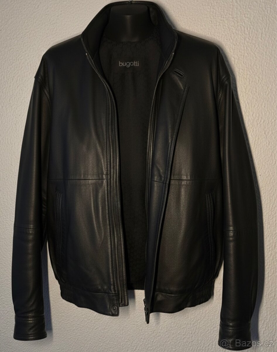 Kožená bunda Bugatti