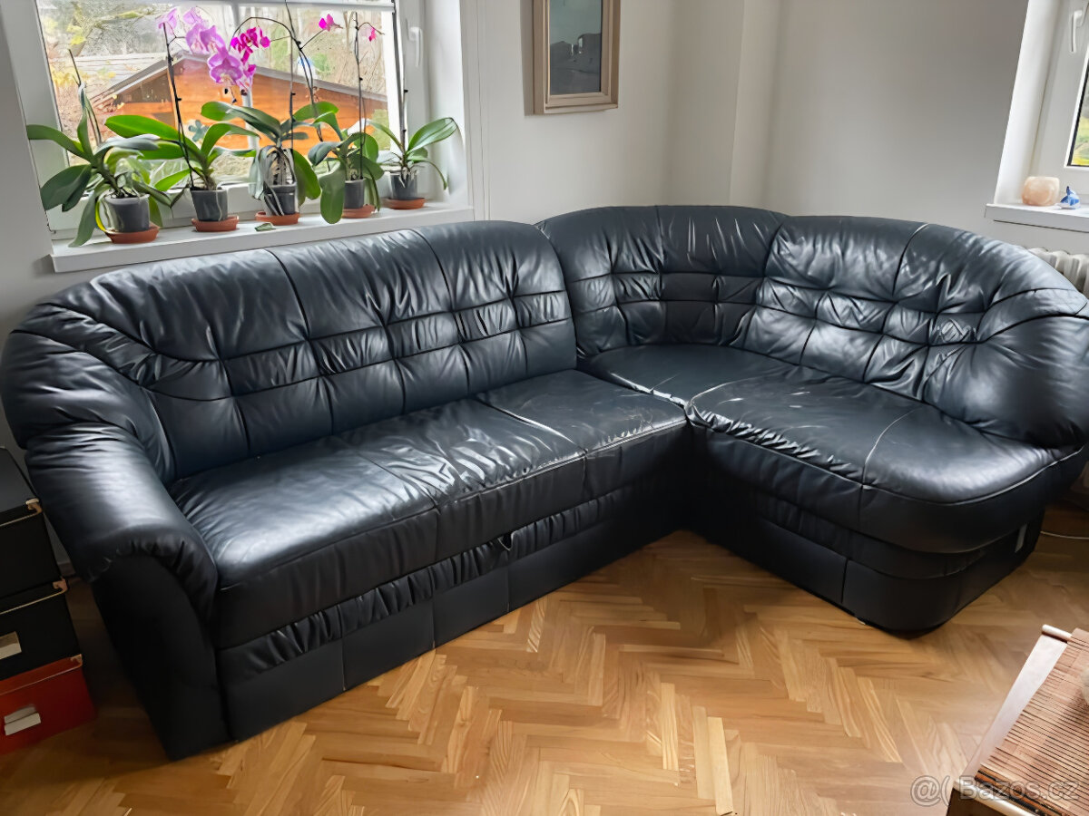 Rohová, rozkládací sedačka