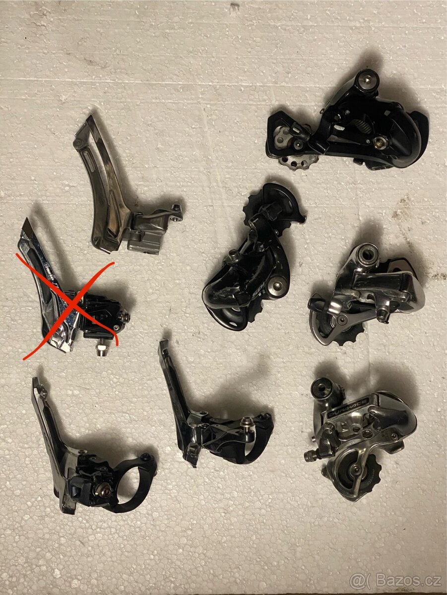 Shimano přehazovačky a přesmykače