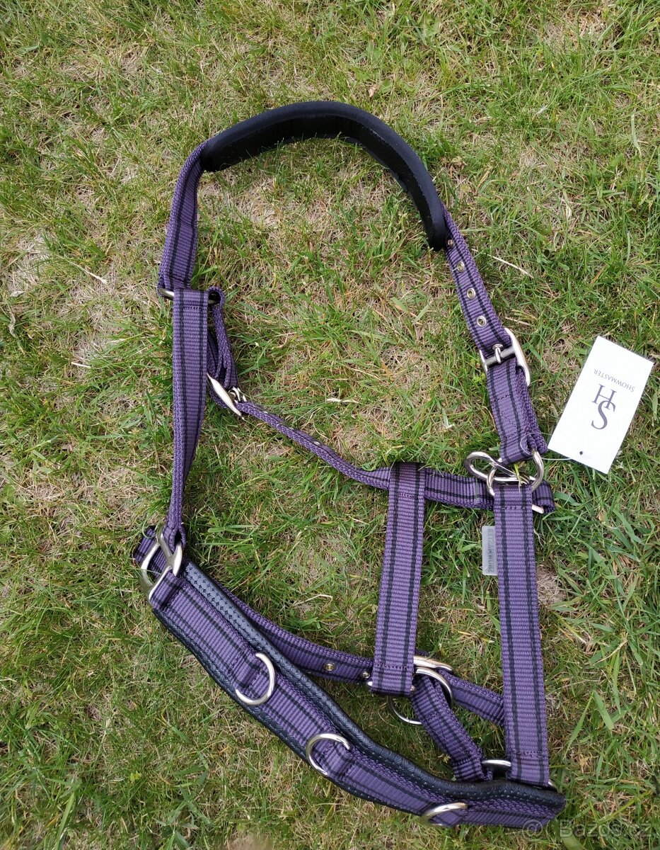 Lonžovací ohlávka, obnosek 2v1