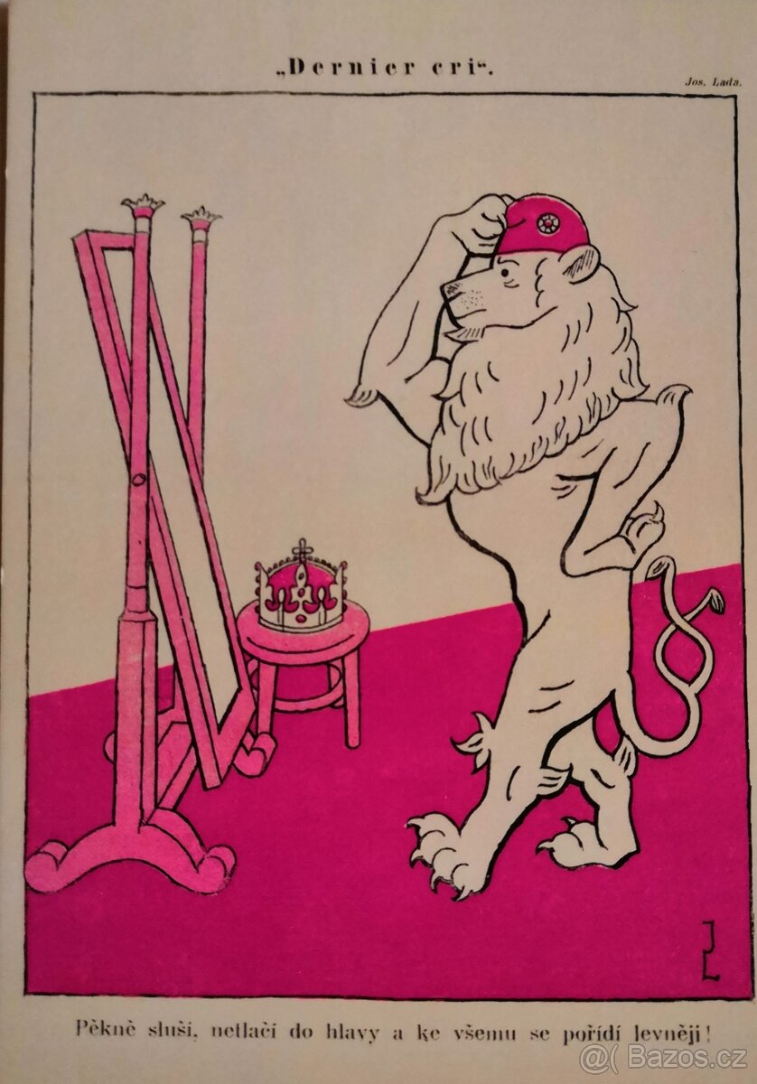 Prodám novodobé, málo viděné pohlednice od Josefa Lady