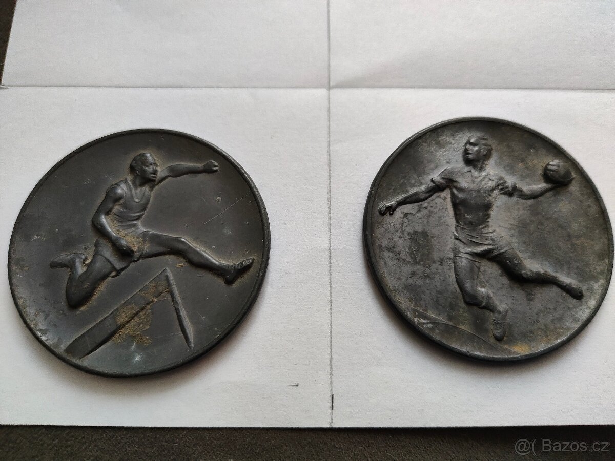 Sportovní medaile 2 ks