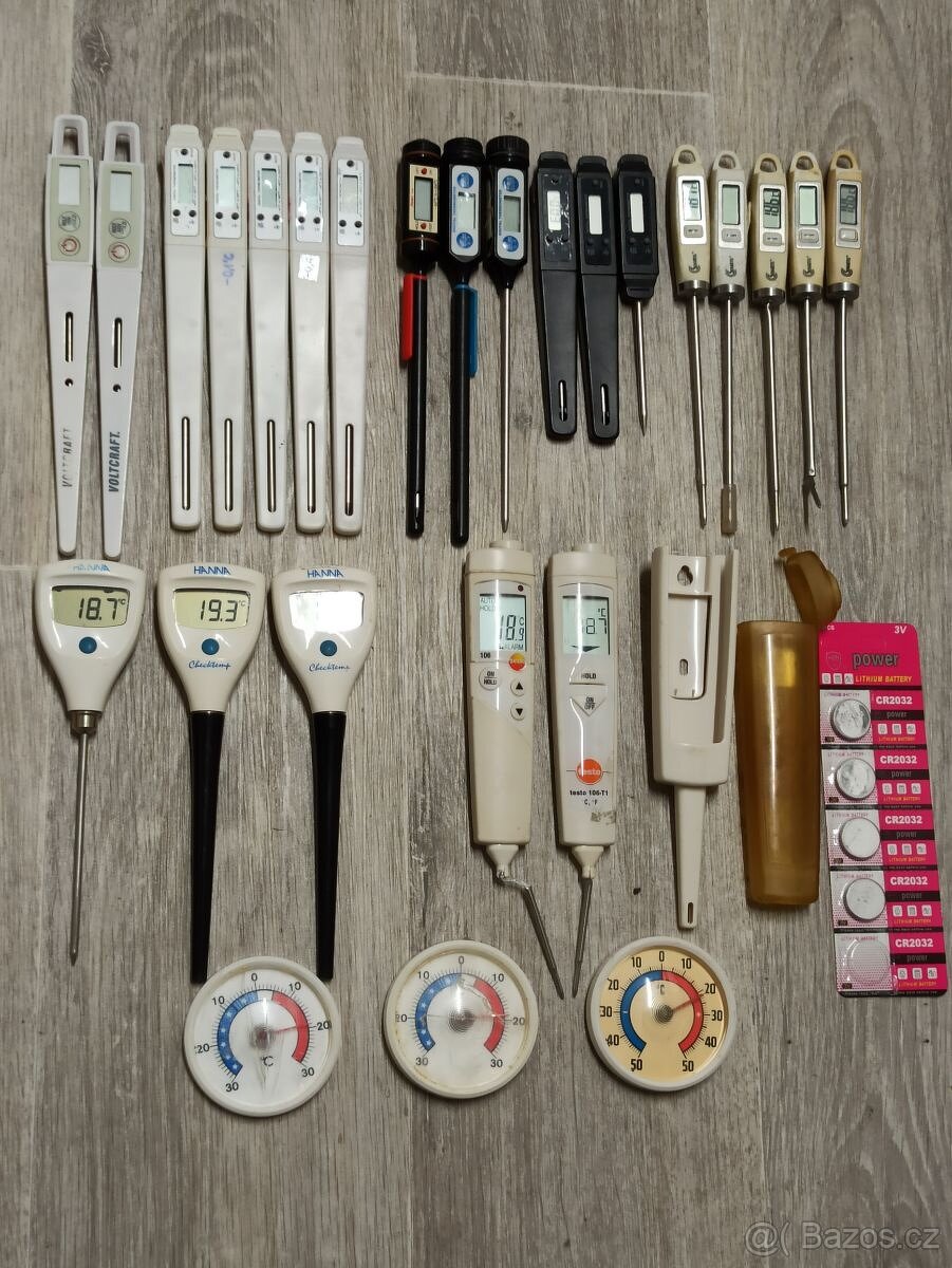 DIGITÁLNÍ VPICHOVÉ TEPLOMĚRY A DATALOGGERY
