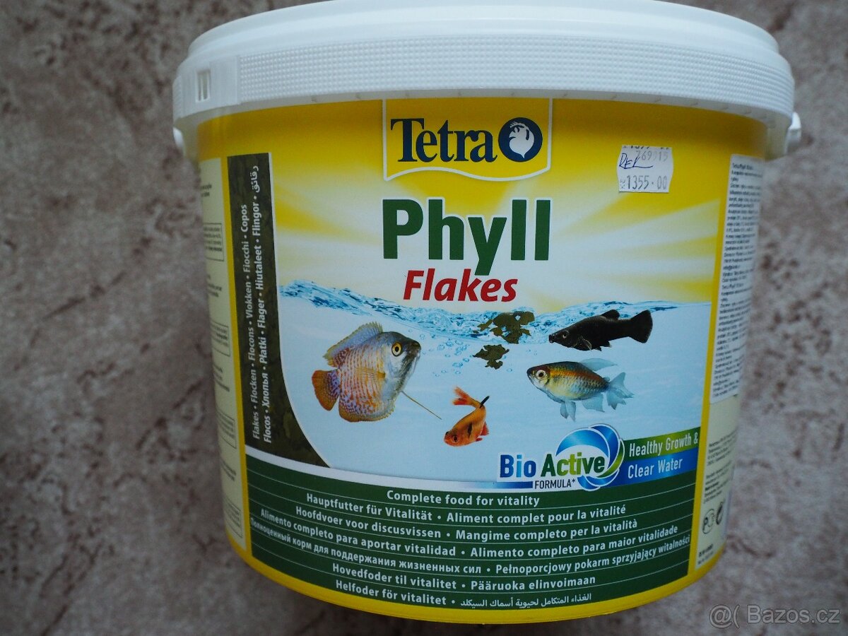 Krmivo Tetra Rubin a Tetra Phyll