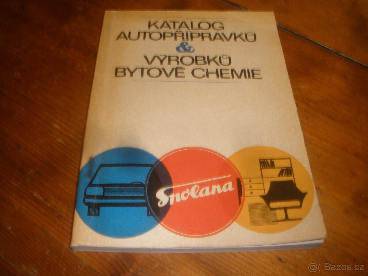 Starý katalog autopřípravků fy. SPOLANA