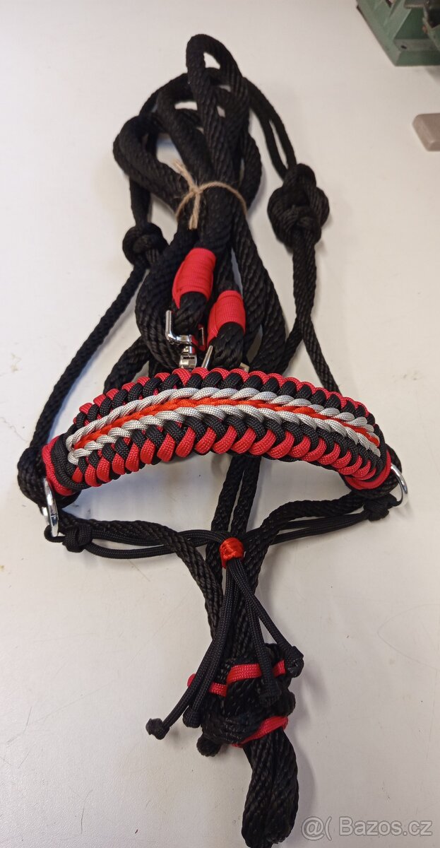 Jezdecká ohlávka , otěže cob nové