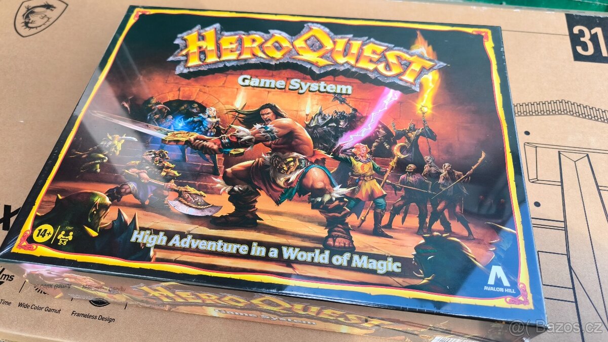 Legendární deskovka HeroQuest Game System nová nerozbalená